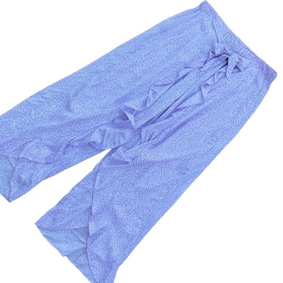 Kiwi & Punch flowy pants lavender tie waist - Picture 5 of 14